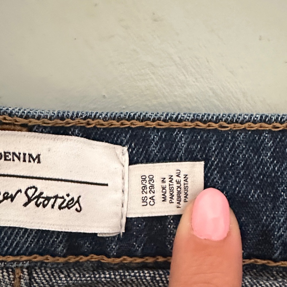 Favorite Cut Denim Dark Wash Classic Women’s 29 Slim Leg Straight Casual - Picture 9 of 13